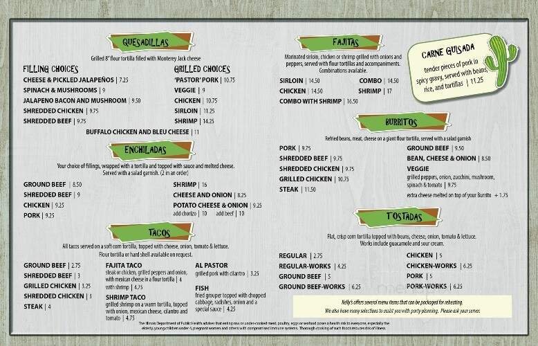 Menu page 2