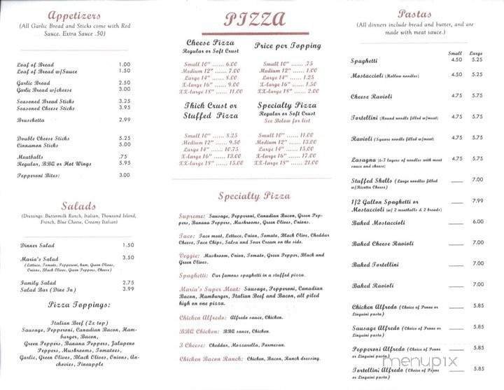 Menu page 2