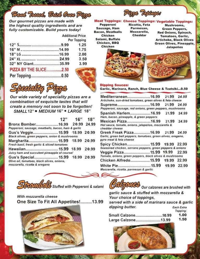Menu page 3