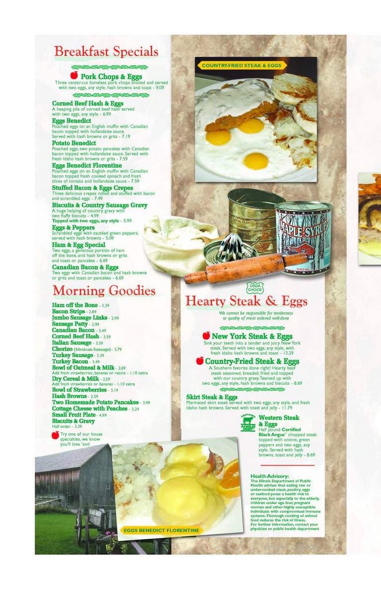 Menu page 2