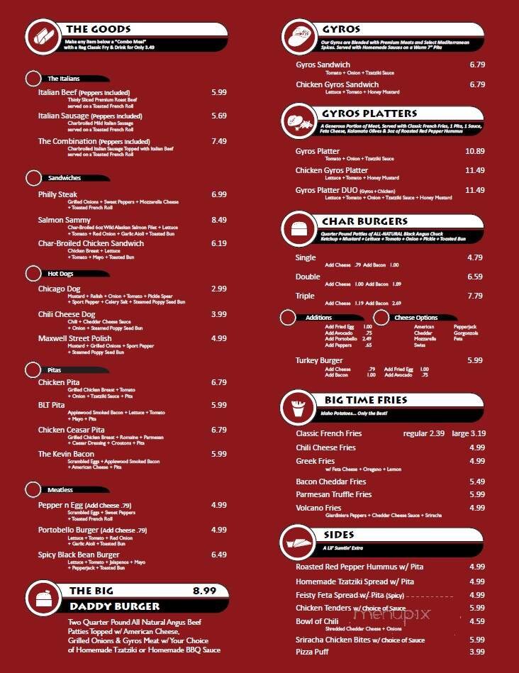 Menu page 2