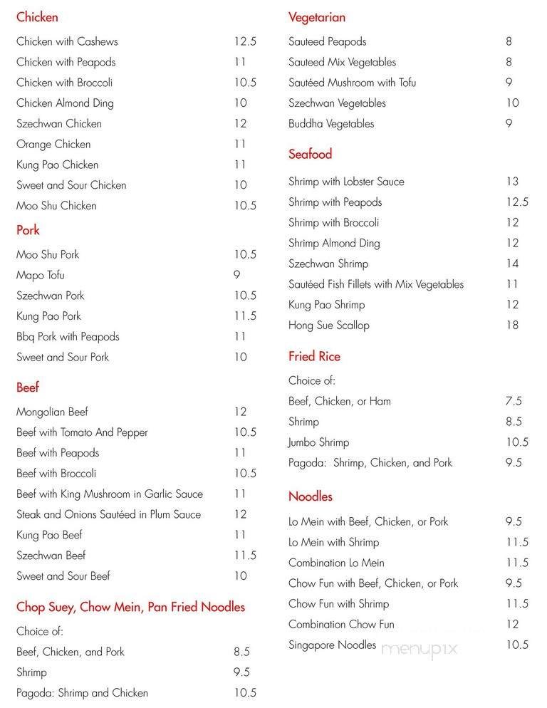 Menu page 2