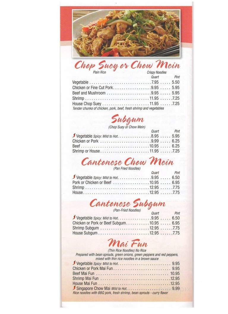 Menu page 2