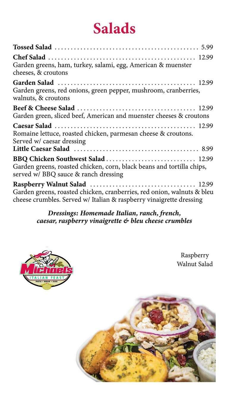 Menu page 2