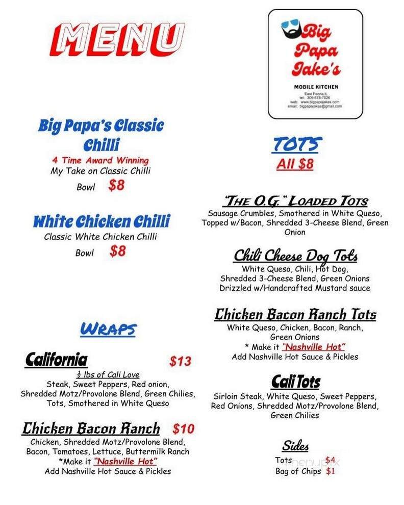Menu page 2