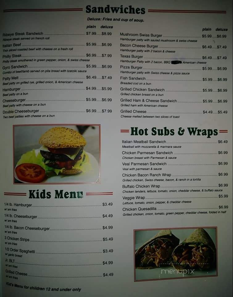 Menu page 2