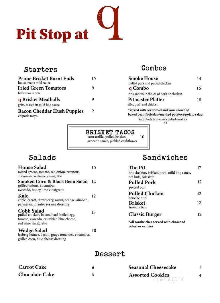 Menu page 1