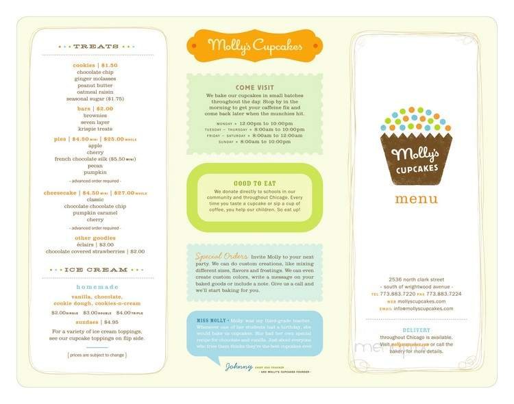 Menu page 1