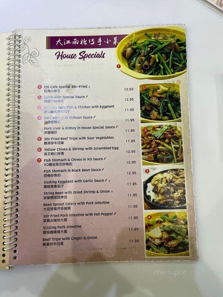 Menu page 1