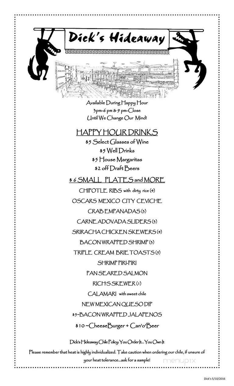 Menu page 5