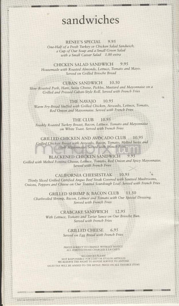 Menu page 12