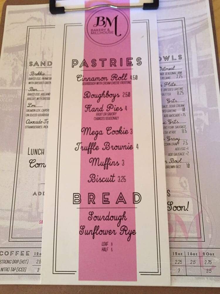 Menu page 1