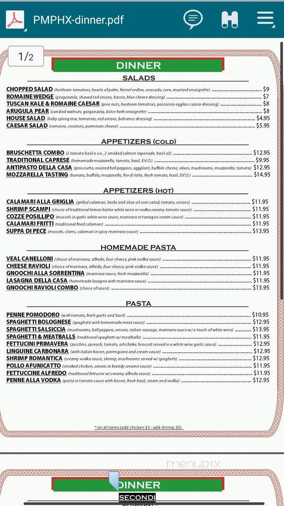 Menu page 3