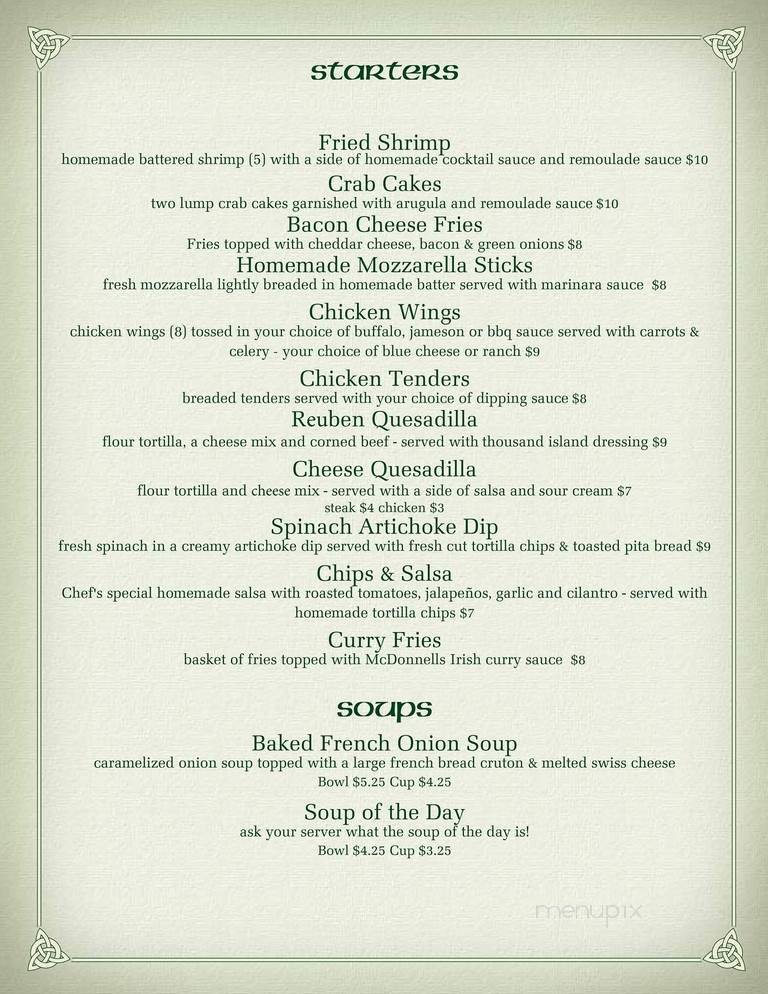 Menu page 2