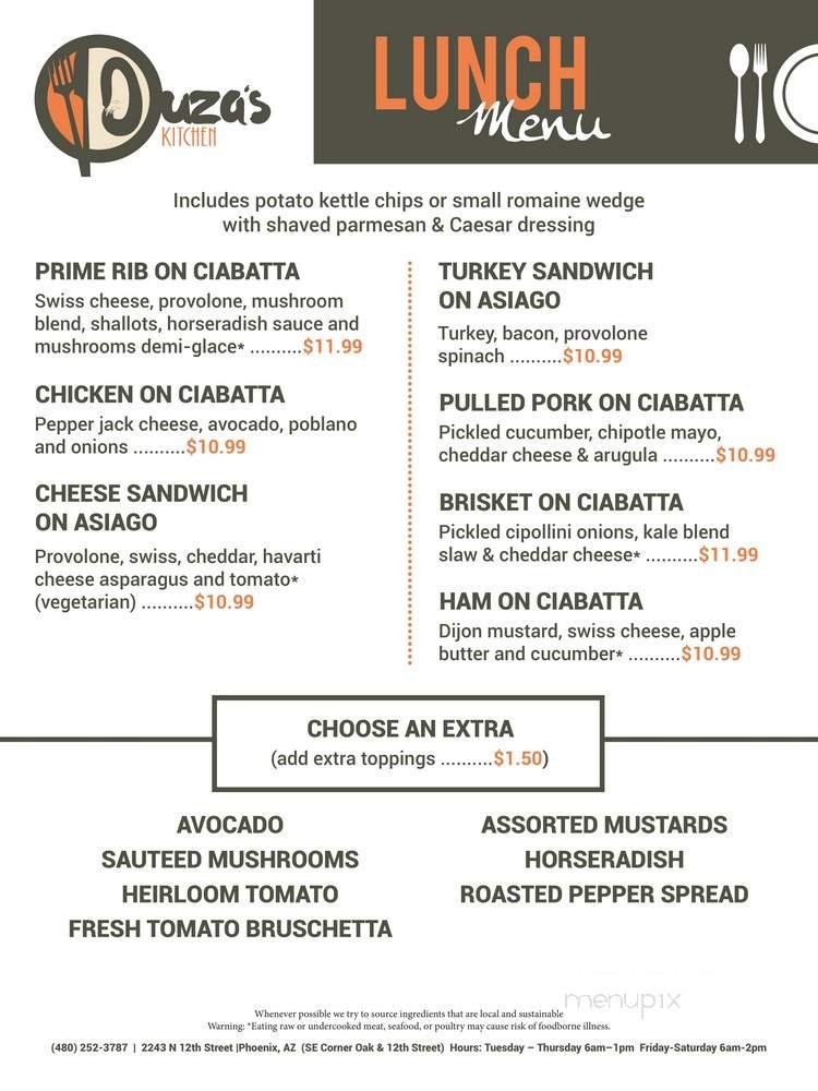 Menu page 3