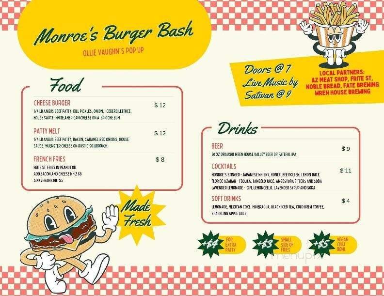 Menu page 1