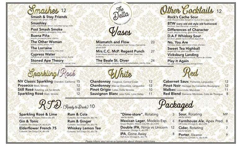 Menu page 2