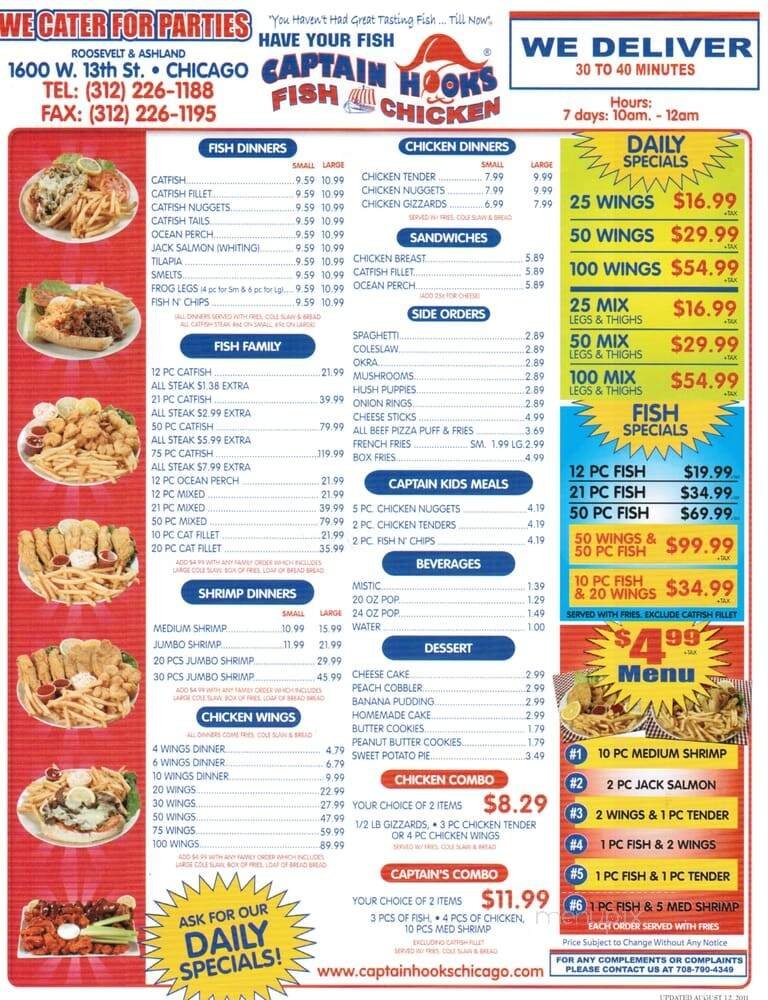 Menu page 1