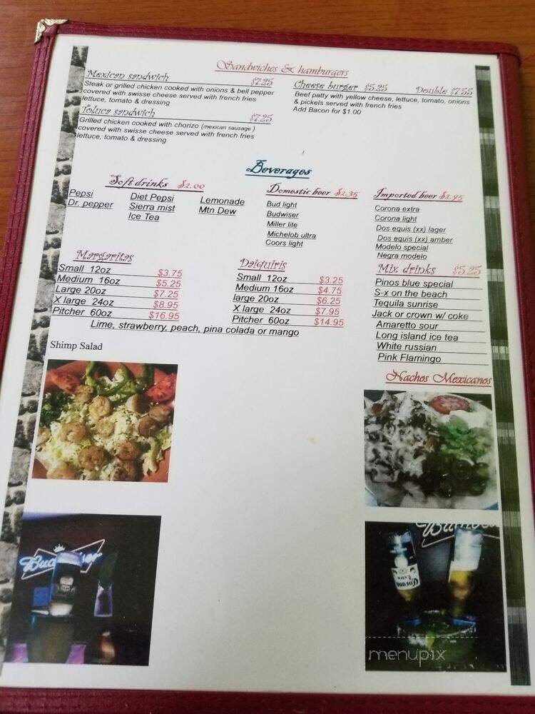 Menu page 2