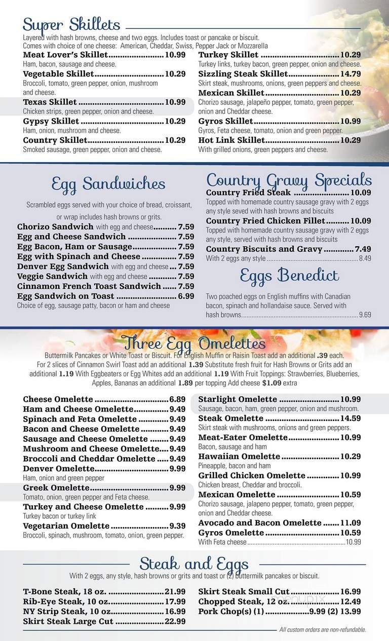 Menu page 1