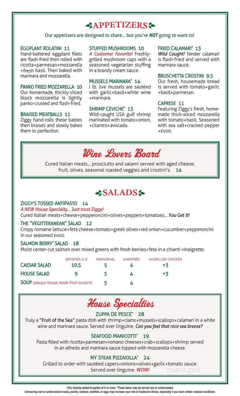 Menu page 2