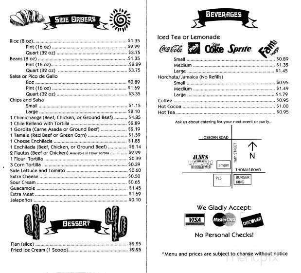 Menu page 3