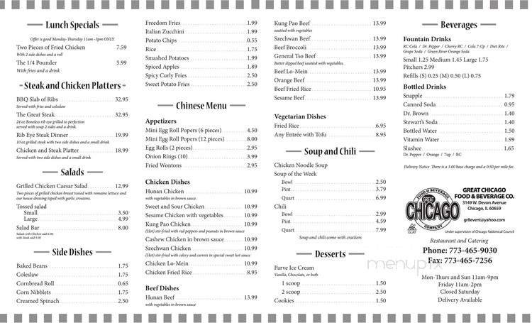 Menu page 2