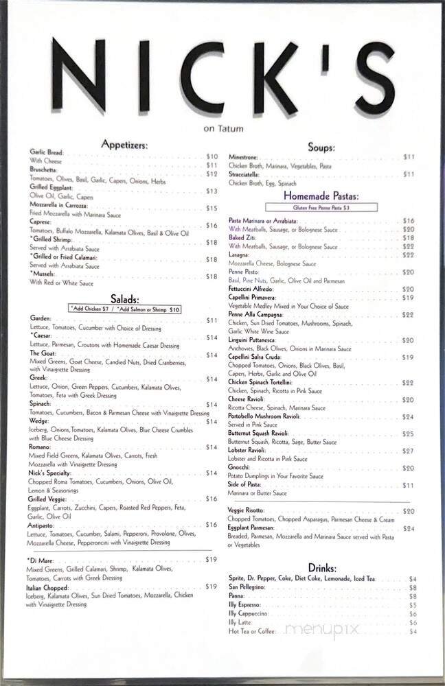 Menu page 2