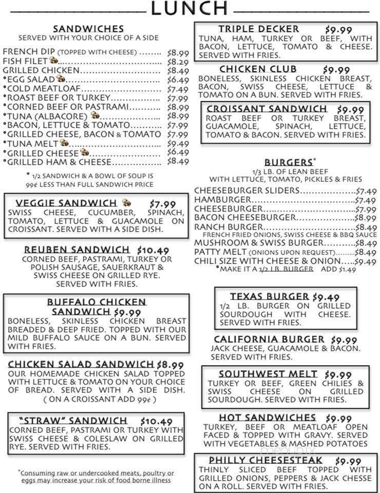Menu page 3