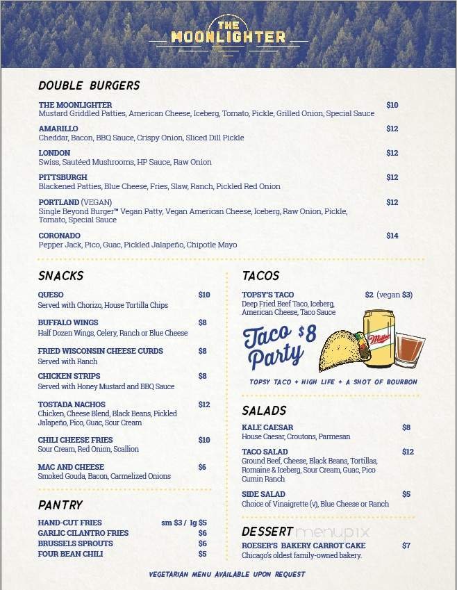 Menu page 1
