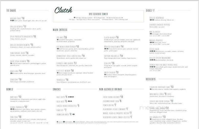 Menu page 1