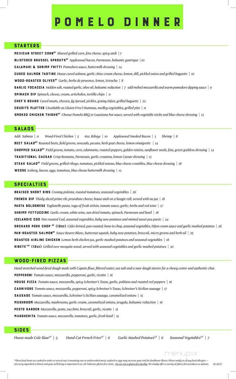 Menu page 5