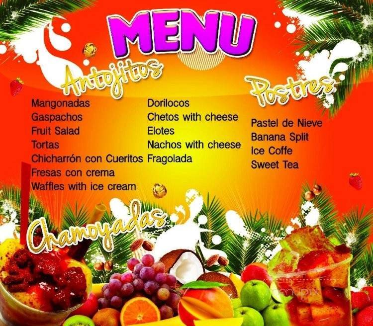 Menu page 2