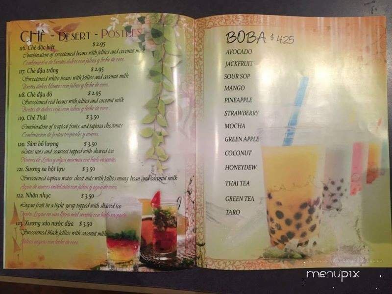 Menu page 2