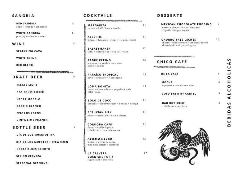 Menu page 2