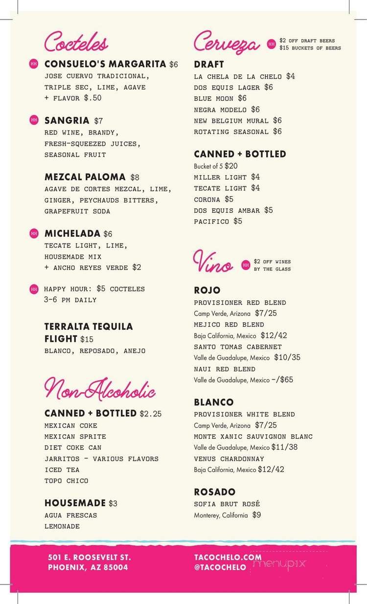Menu page 2