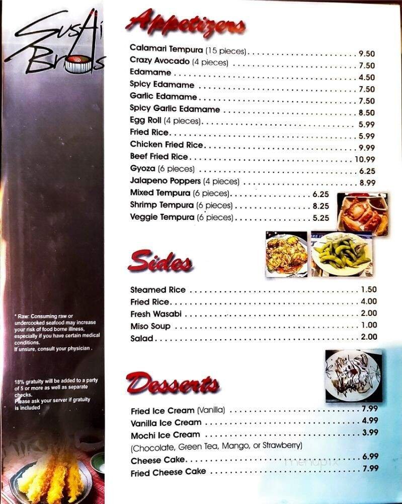 Menu page 2