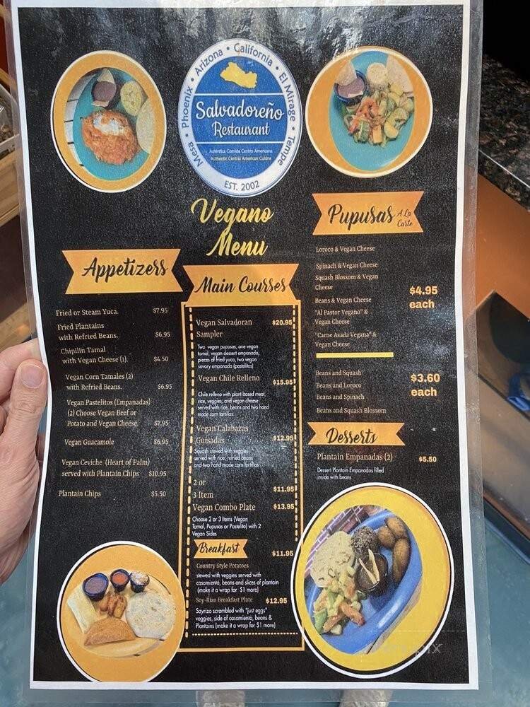 Menu page 1