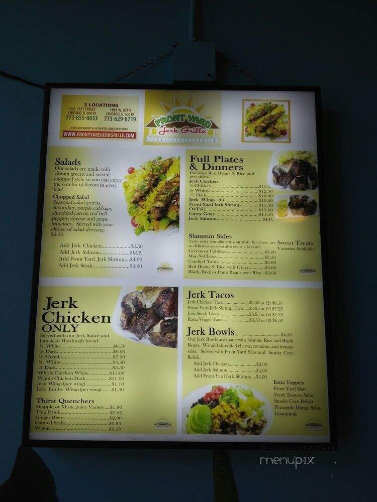 Menu page 1
