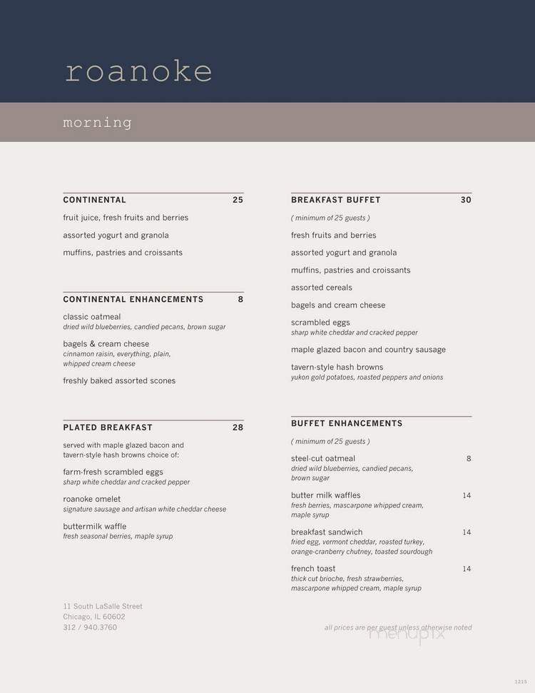 Menu page 2