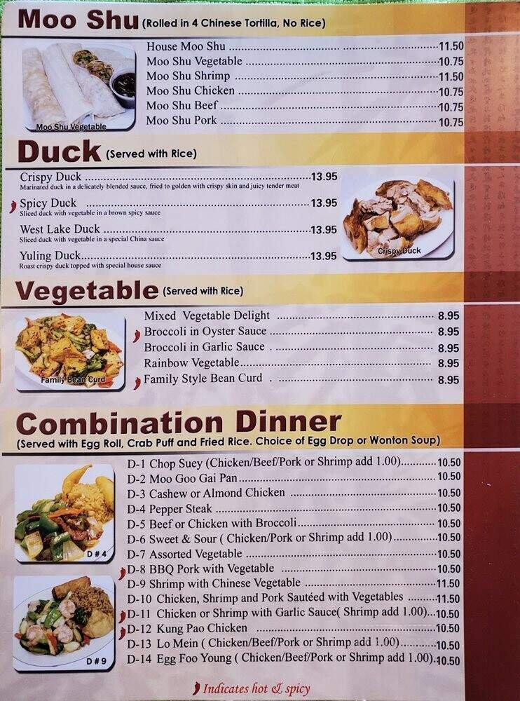 Menu page 2