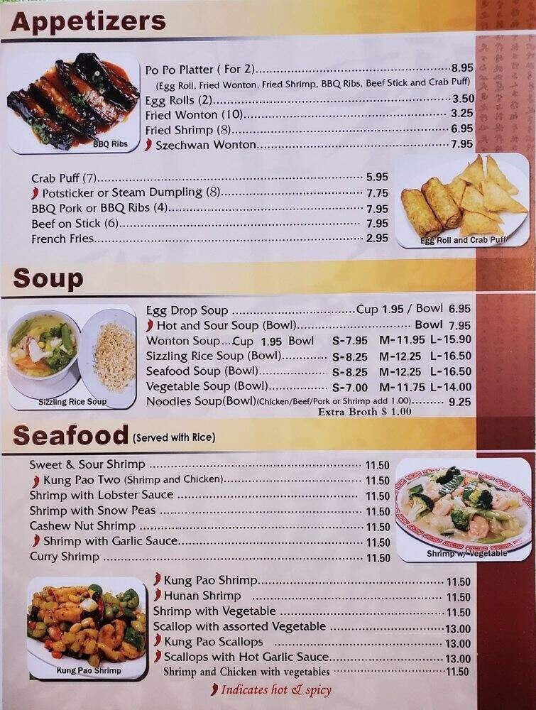 Menu page 6