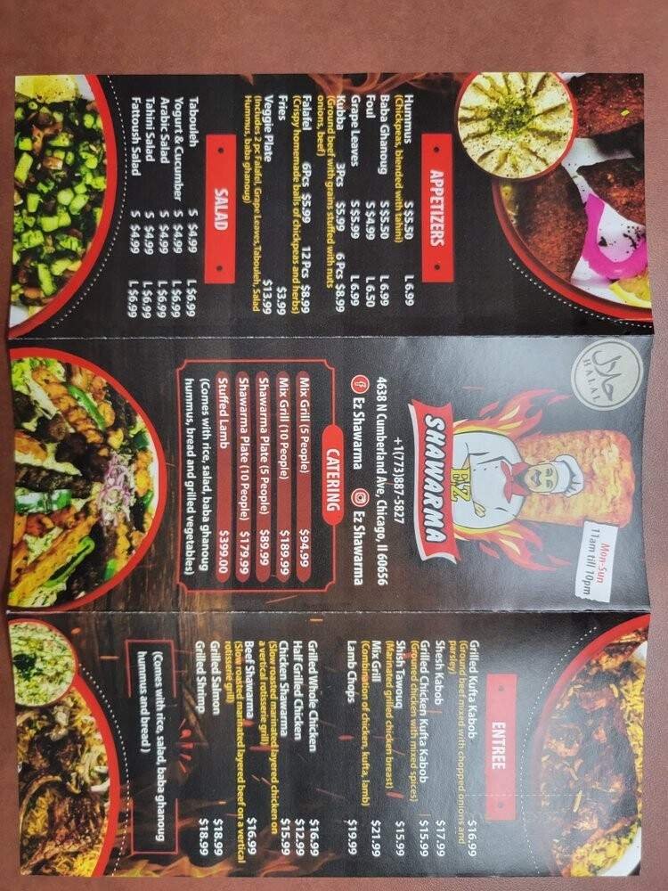Menu page 2
