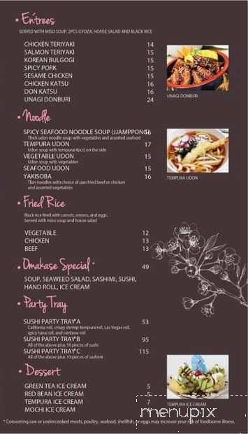 Menu page 6