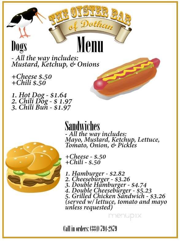 Menu page 2