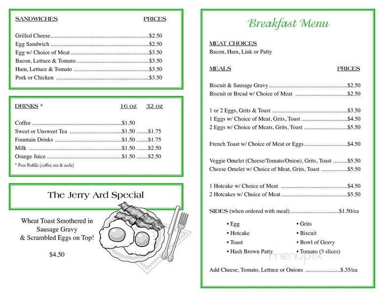 Menu page 5