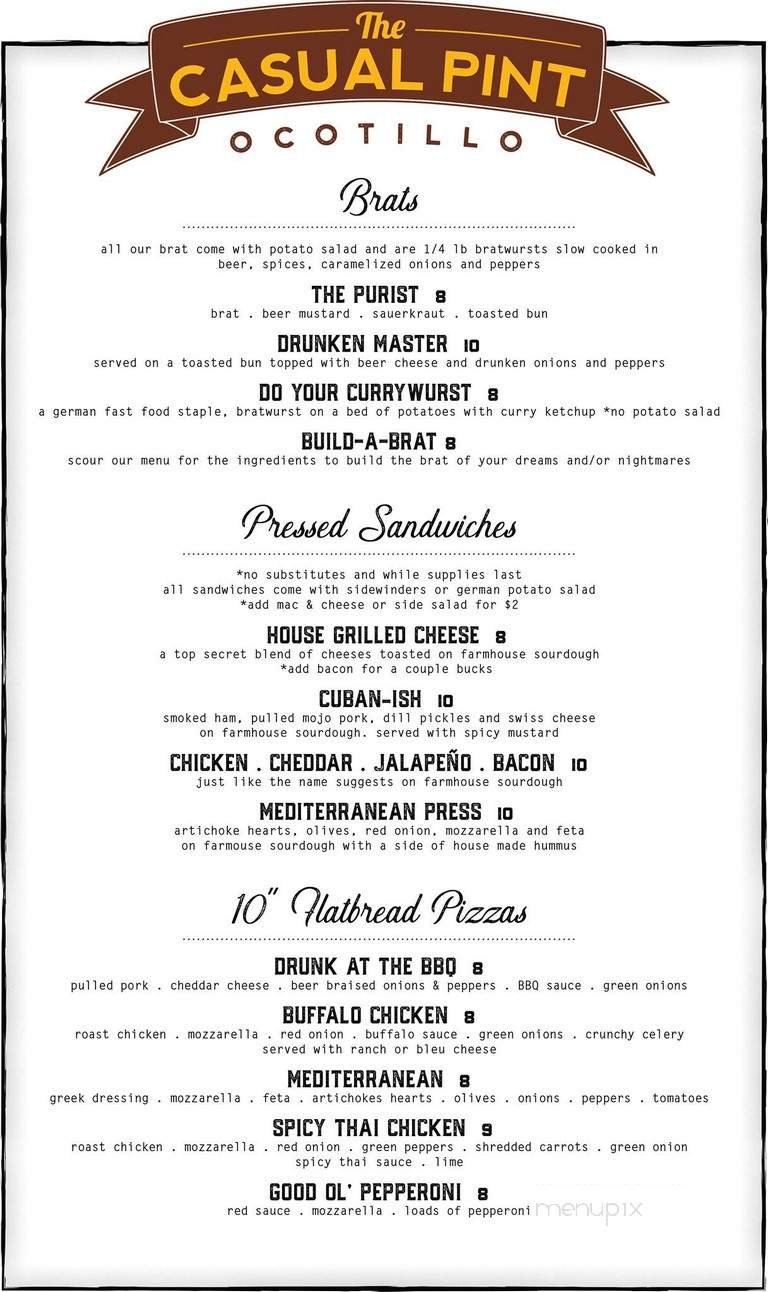 Menu page 2