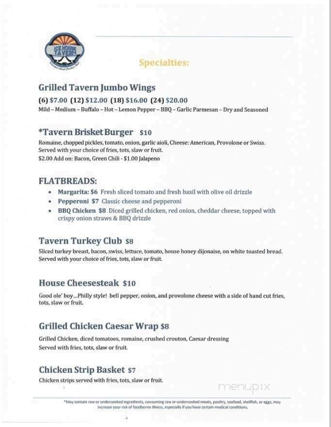 Menu page 2