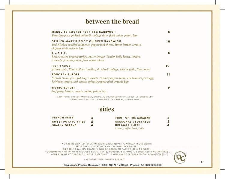 Menu page 3