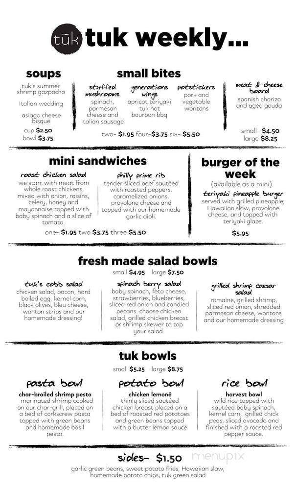 Menu page 2